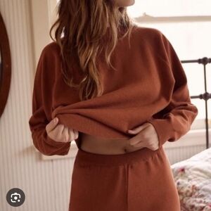 Christy Dawn Rust Burnt Orange Sonny Sweatshirt Medium